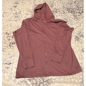 Women's Vital Life 2XL Rose Pink Zip Up Jacket Pockets‎